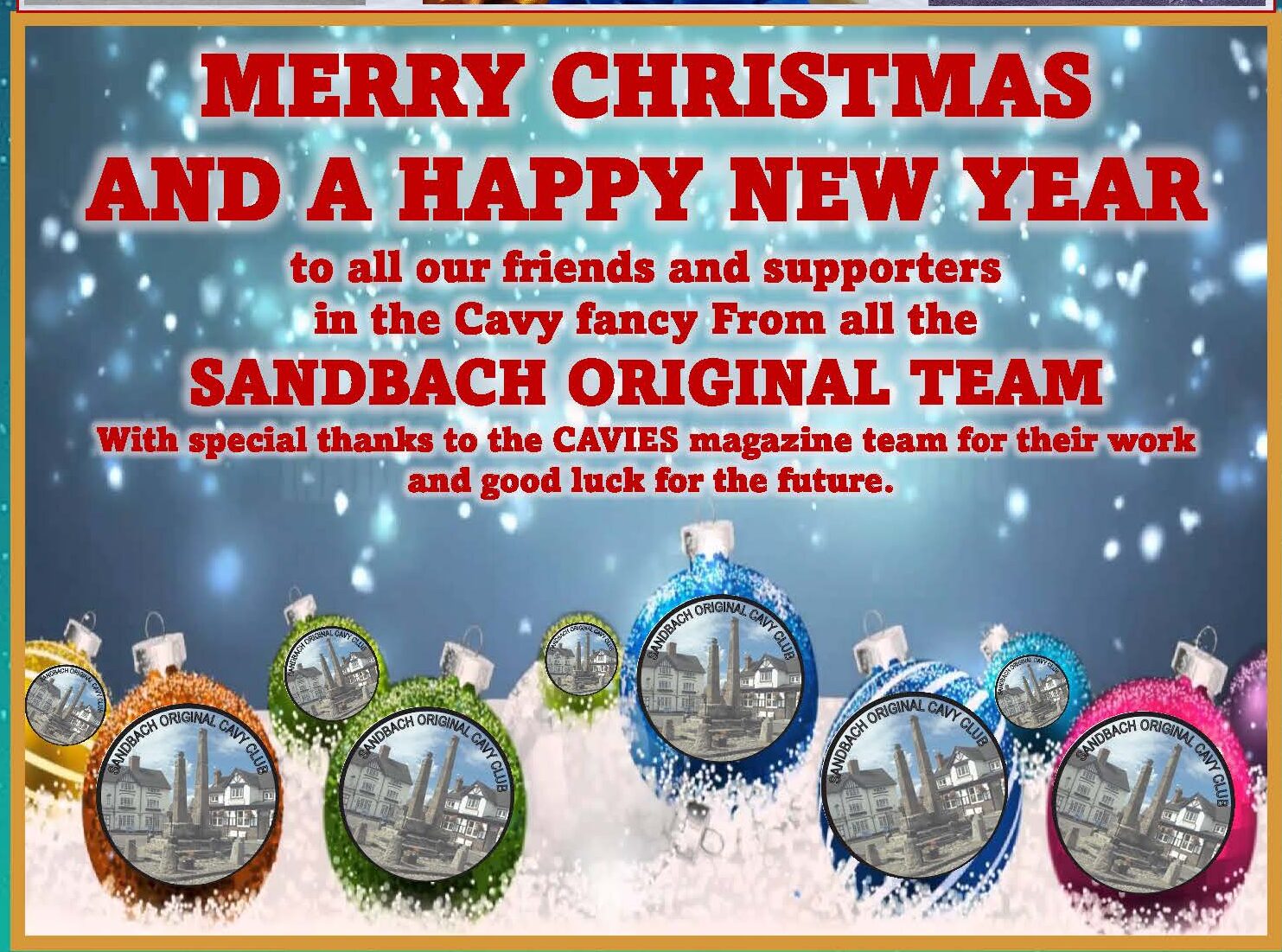 Christmas half page advert