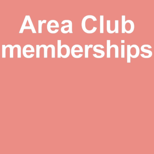 Area Club memberships